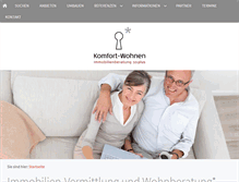 Tablet Screenshot of komfort-wohnen.info
